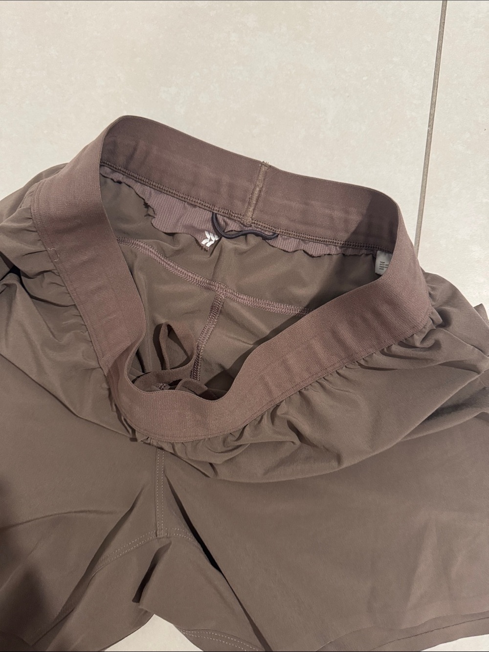 all in motion Brown Men's Athletic Performance Shorts - Picture 4 of 4